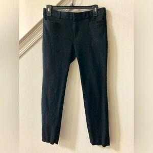 Banana Republic Sloan Fit Black Ankle Length Pants Sz 4